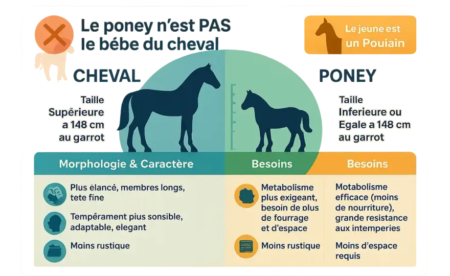 Poney D - Taille, races, mesures : évitez les erreurs !