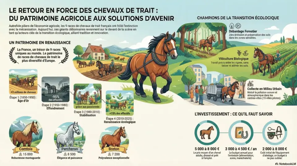 Chevaux de trait français - quelle race choisir ?